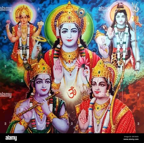 Lord Brahma Vishnu Shiva Wallpaper