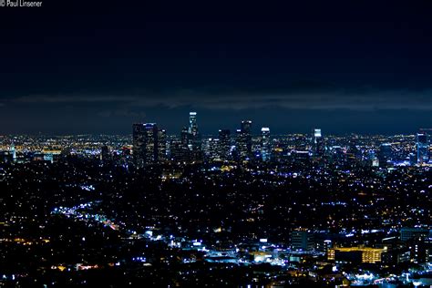 Los Angeles Skyline Night Hd