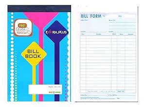 FIRST CLICK Bill Book Delta Pre Printed Bill GST Invoice Format Without ...