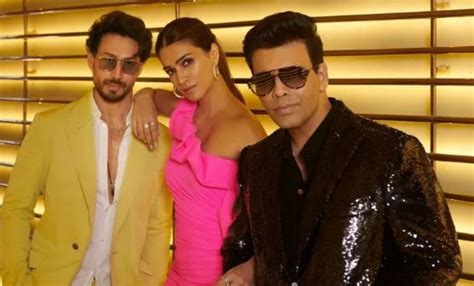 'Koffee With Karan': Kriti Sanon, Tiger Shroff Manifest Success And ...