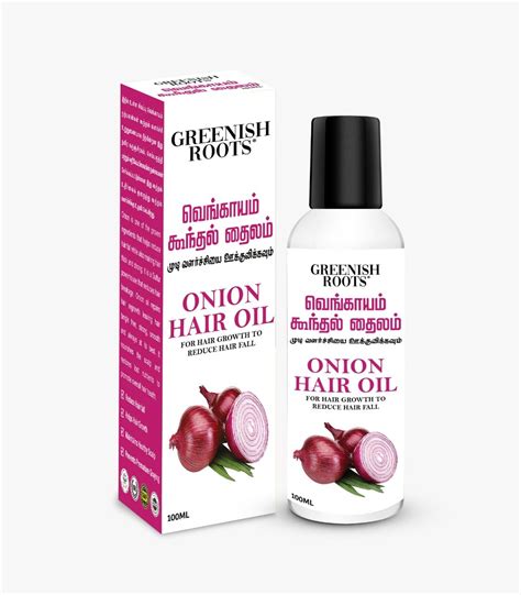 Buy Greenish Roots | Onion Hair oil | Hair growth oil | Dandruff ...