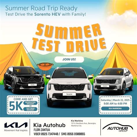 Kia Marikina Sorento HEV Test Drive Event, Kia Marikina - Autohub, 22 ...