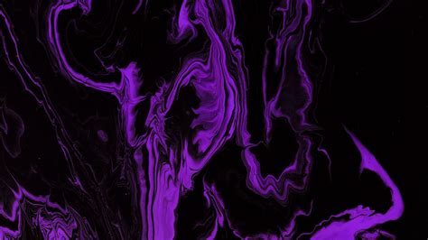 Dark Purple Black Paint Liquid Stains 4K HD Abstract Wallpapers | HD ...