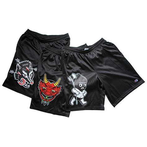 Red Devil Champion Mesh Shorts - Stuntin HQ