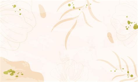Sfondo pastello minimalista con foglie di fiori con macchie Primavera ...