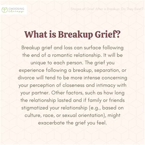 Are There Stages of Breakup Grief?