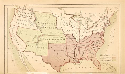 Geopolitical - Map - America - Free and slave states.jpg (1830×1096 ...