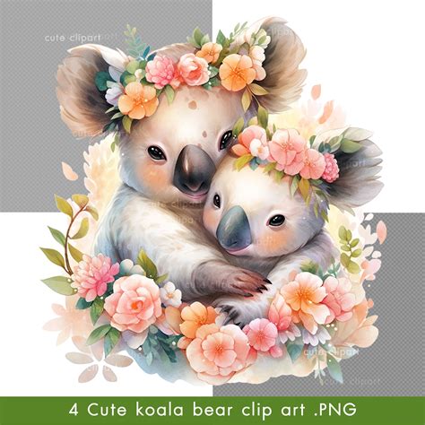 Koala Bear Clipart,cute Koala Bear Clip Art,baby Koala Clipart PNG ...