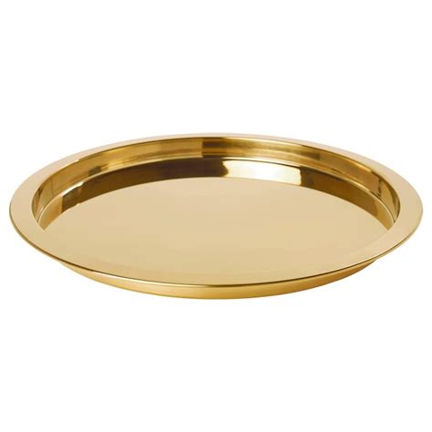 GLATTIS tray, brass-colour, 38 cm (15") - IKEA