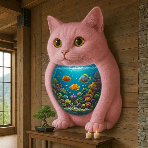 Cat Wall Aquariums: A Mesmerizing Fusion of Feline Curiosity and ...