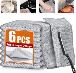 GRF Multipurpose Wire Dishwashing Cloth, Scrubber Utensils, Steel ...
