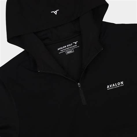 Players Men's Golf Hoodie: Black | Avalon Modern Golf Apparel