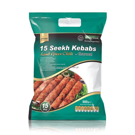 Crown Green Chilli Chicken Seekh Kebab 900g | Asian Corner