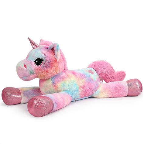 Amazon.com: Yeqivo Giant Unicorn Toys Plush,Big Rainbow Pink Unicorn ...