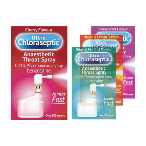 Ultra Chloraseptic Anaesthetic Throat Numbing Spray - 15ml - UK GSL ...
