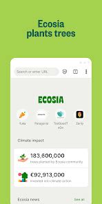 Ecosia: Search to plant trees – Apps on Google Play