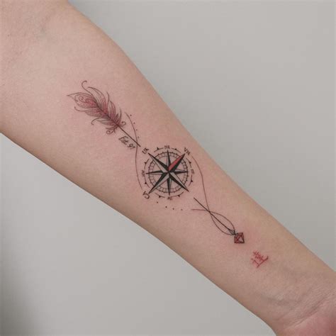 26 Compass Tattoo Ideas For The Traveler Within You