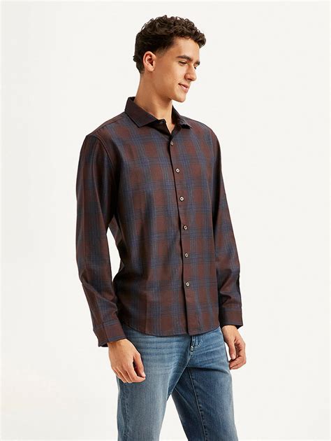 Men's Redloop Checkered Slim Fit Shirt – Levis India Store