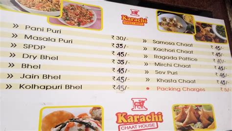 Menu at Karachi Sweet Mart, Aurora Towers, Pune, Shop No. 9