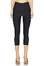 The Andamane Holly Capri Leggings in Black | REVOLVE