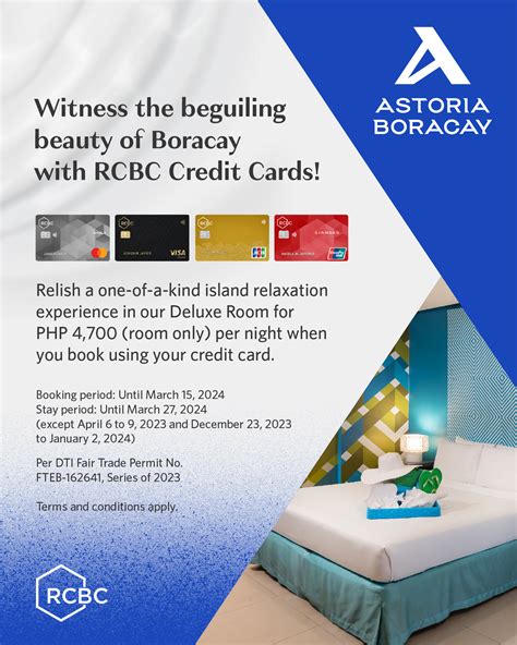 RCBC Credit Cards Promo - Astoria Boracay