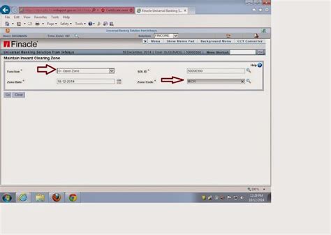 Inward Rejection Procedure in DOP Finacle