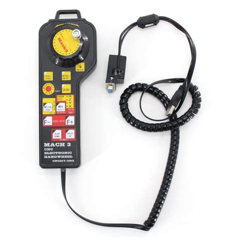 Rattmmotor 4 Axis Usb Mach3 Mpg Handwheel Modbus Controller Pendant ...