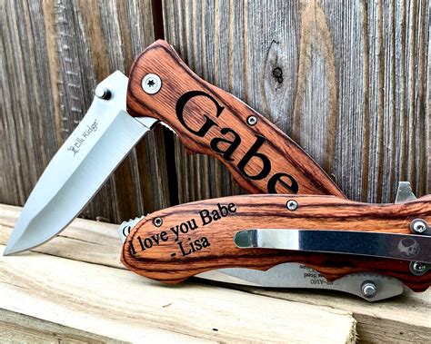 Pocket Knife, Engraved Knife, Personalized Pocket Knife, Custom Knives, Groomsmen Knife ...