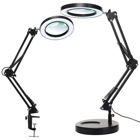 Buy Magnifying Glass with Light and Stand, KIRKAS 2-in-1 Stepless ...