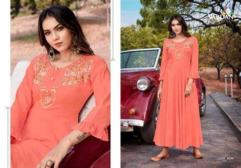 Vardan Ravia 2 Festive Wear Anarkali Kurti Collection