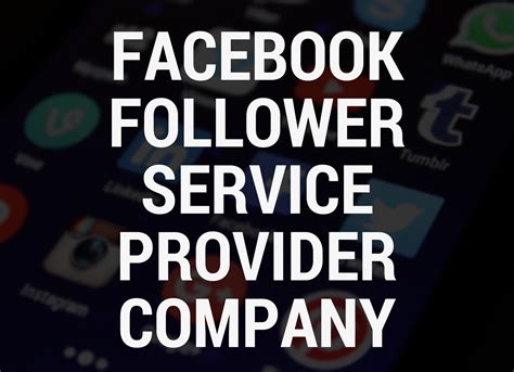 Facebook Followers Service - Social Media Marketing Company
