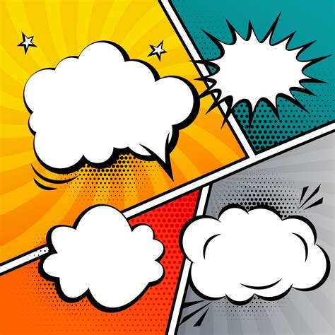 Comic Strip Bubbles - 7 Free PDF Printables | Printablee