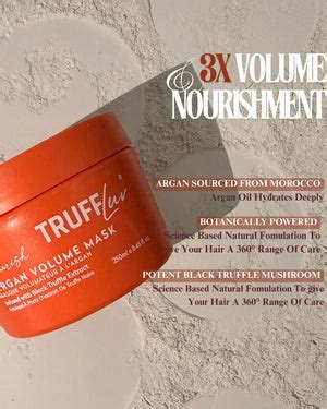 Argan Volume Hair Mask for Thin, Flat Hair | Sulphate-Free Hair Repair