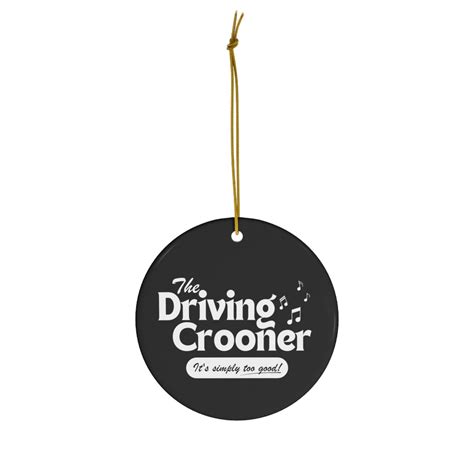 The Driving Crooner Christmas Tree Ornament - Etsy