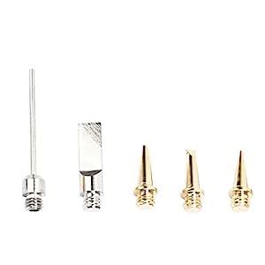 Butane Soldering Iron Tips, Replacement 5pcs Soldering Tips, Durable ...