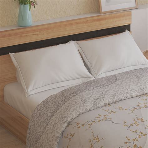 Buy Oxford Amber Cotton Printed Reversible Double Comforter from Home ...