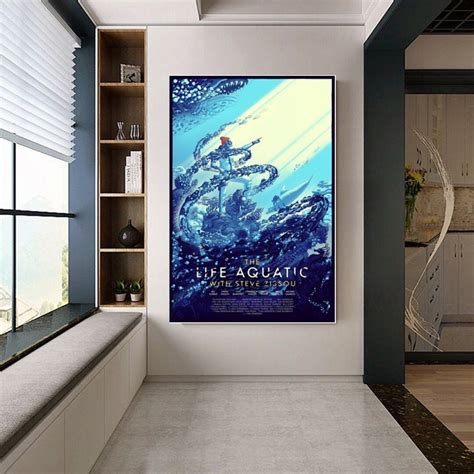 The Life Aquatic Film Poster Canvas Movie Poster Unframe - Etsy