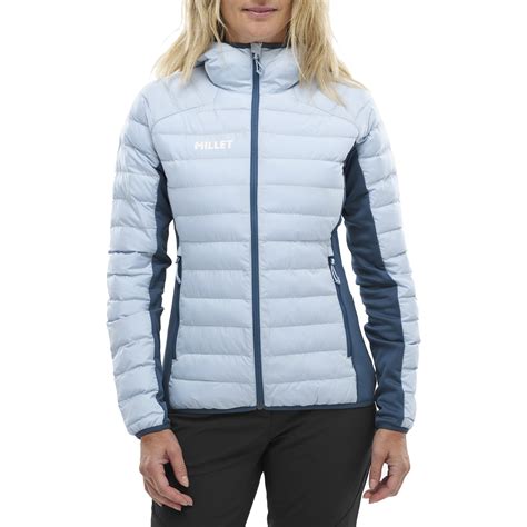 Millet Fitz Roy Warm Hooded Insulation Jacket Women - Iceberg/Dark Denim