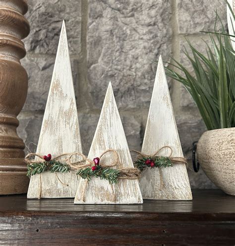Wooden Trees, Handmade, Color Option Christmas Trees, Wood Christmas Trees, Tree Shelf Sitters ...