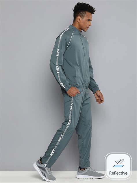 HRX by Hrithik Roshan Men Regular Fit Rapid-Dry Running Tracksuit ...