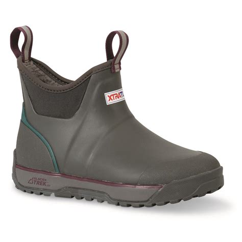 XTRATUF Women's Ice Rubber Waterproof Ankle Deck Boots - 727623, Rubber ...
