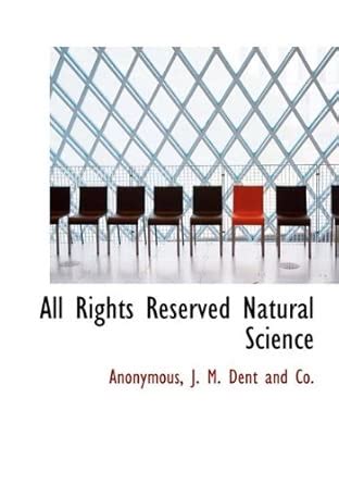 Buy All Rights Reserved Natural Science Book Online at Low Prices in ...