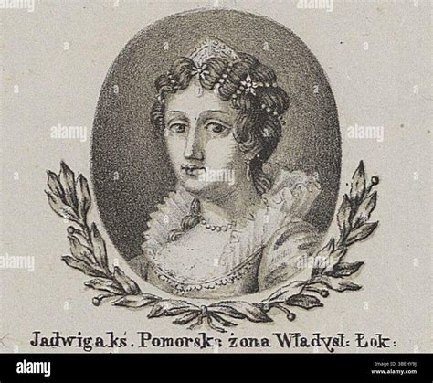 This 19th-century portrait by Micha Stachowicz depicts Jadwiga of ...