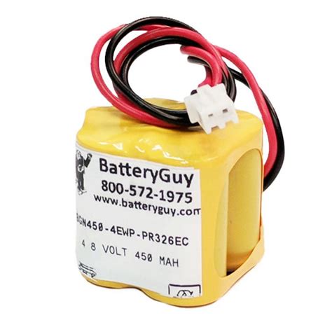 Nickel Cadmium Battery 4.8v 400mah ~ BGN450-4EWP-PR326EC (Rechargeable ...