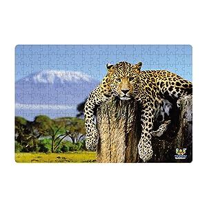 Buy Webby Leopard Sitting On A Tree Jigsaw Puzzle for Kid, 252 Pieces ...