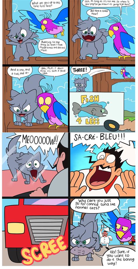 Mr Fluff goes hunting by cutebutwrong on DeviantArt