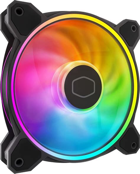 Cooler Master MasterFan MF120 Halo 2 Case Fan - 120mm Black Fan | Dual ...