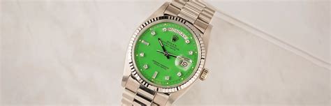 Green face on sale rolex price