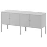 LIXHULT cabinet combination, grey, 120x35x57 cm (471/4x133/4x221/2") - IKEA
