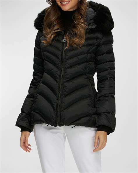 Gorski Apres-Ski Jacket With Detachable Toscana Lamb Shearling Hood ...